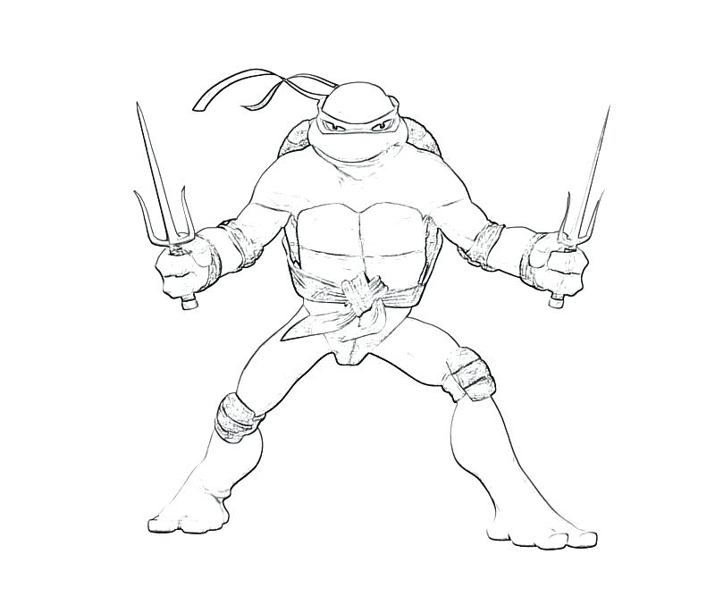 800x667 Teenage Mutant Ninja Turtles Coloring Pages Leonardo Ninja