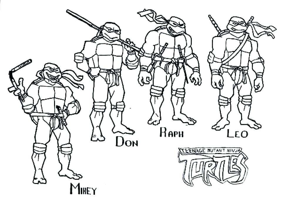 960x676 Ninja Turtles Coloring Pages Free Teenage Mutant Ninja Turtles