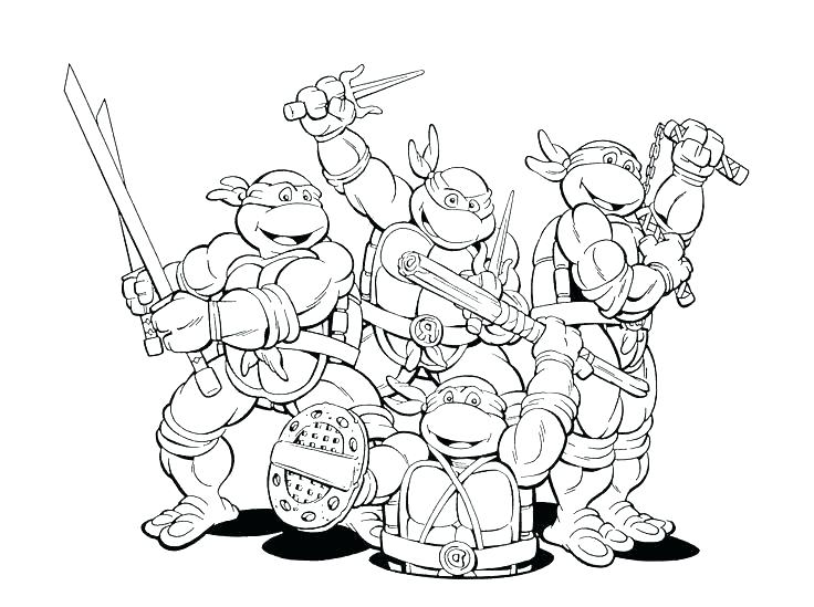 Teenage Mutant Ninja Turtles Coloring Pages Printable at GetDrawings ...