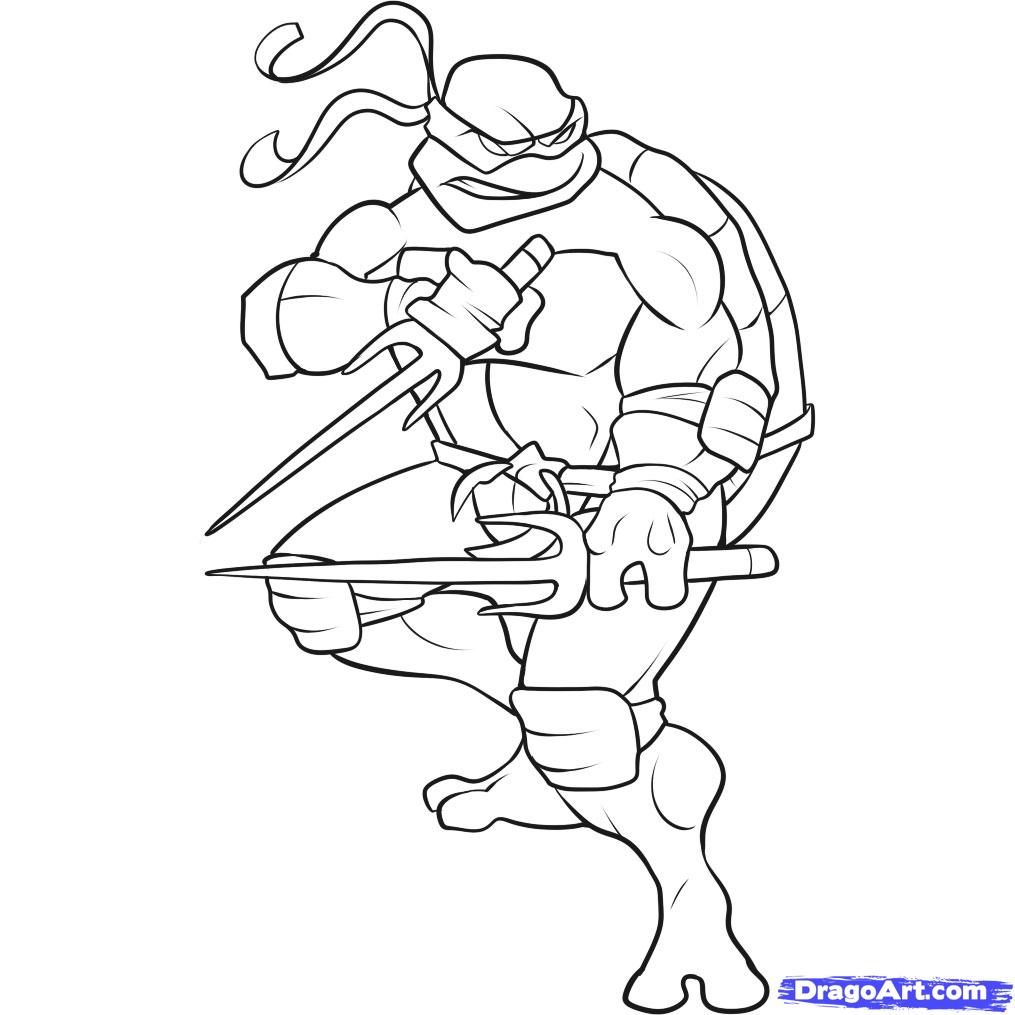 1015x1015 Raphael Coloring Page