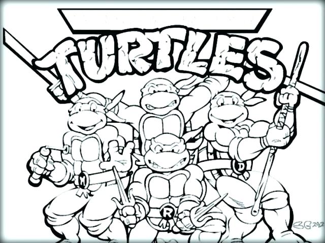 640x479 Ninja Turtle Coloring Pages Teenage Mutant Ninja Turtles Coloring