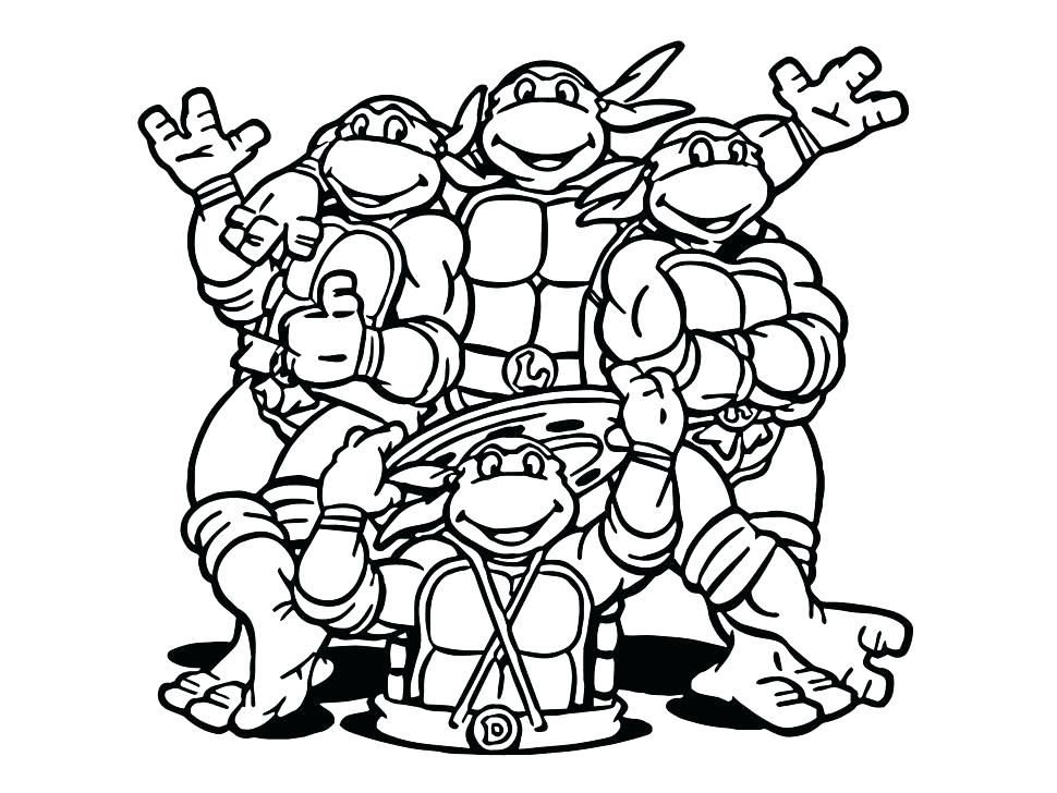 970x728 Ninja Coloring Pages Printable Teenage Mutant Ninja Turtles