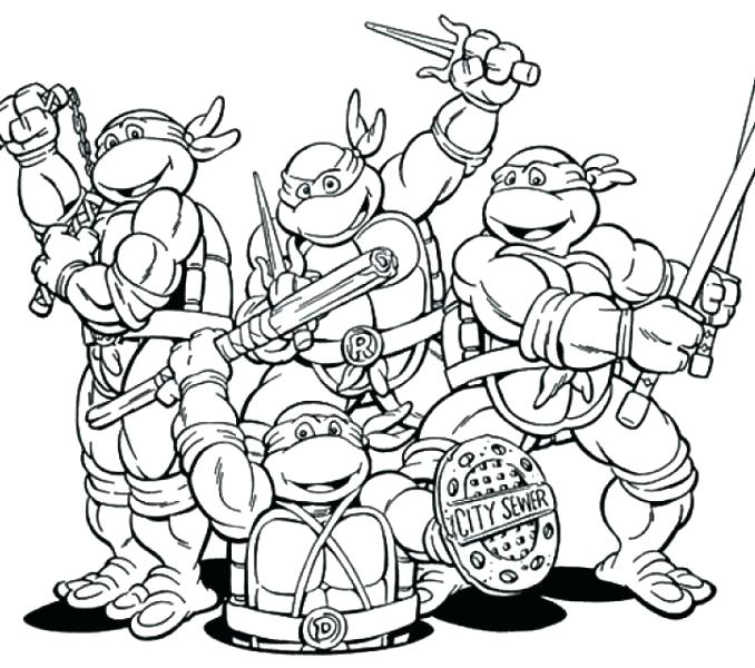 Teenage Mutant Ninja Turtles Free Coloring Pages at GetDrawings | Free ...