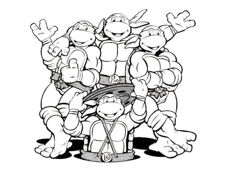 736x552 Free Coloring Pages Ninja Turtles Teenage Mutant Ninja Turtles