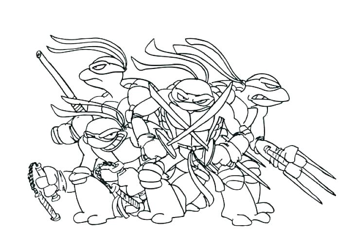 730x515 Ninja Turtles Coloring Pages Printable