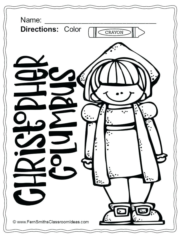 736x952 Columbus Day Coloring Pages