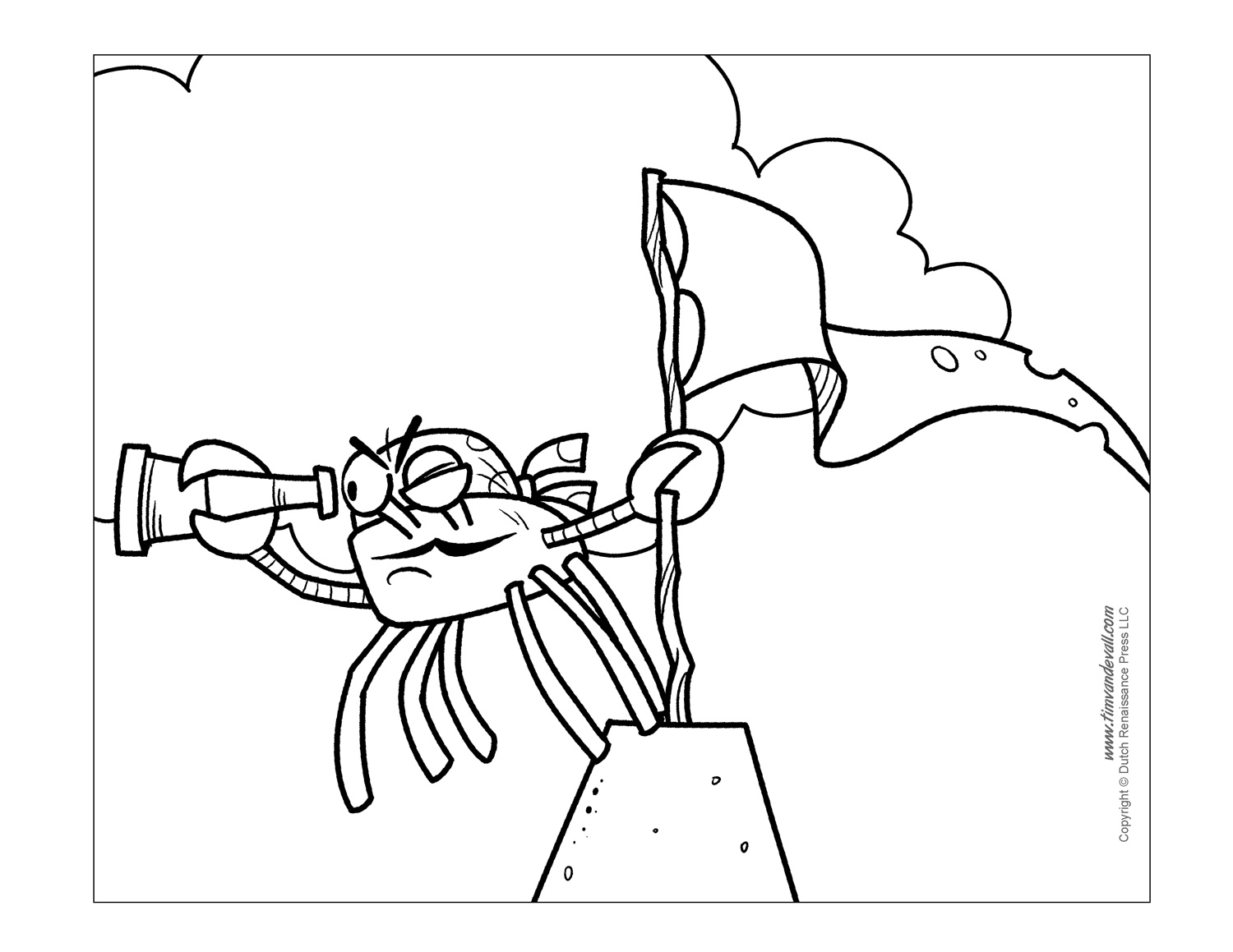 1500x1159 Crab Coloring Pages