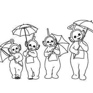 300x300 Teletubbies Coloring Page Kids Teletubbies Coloring Page
