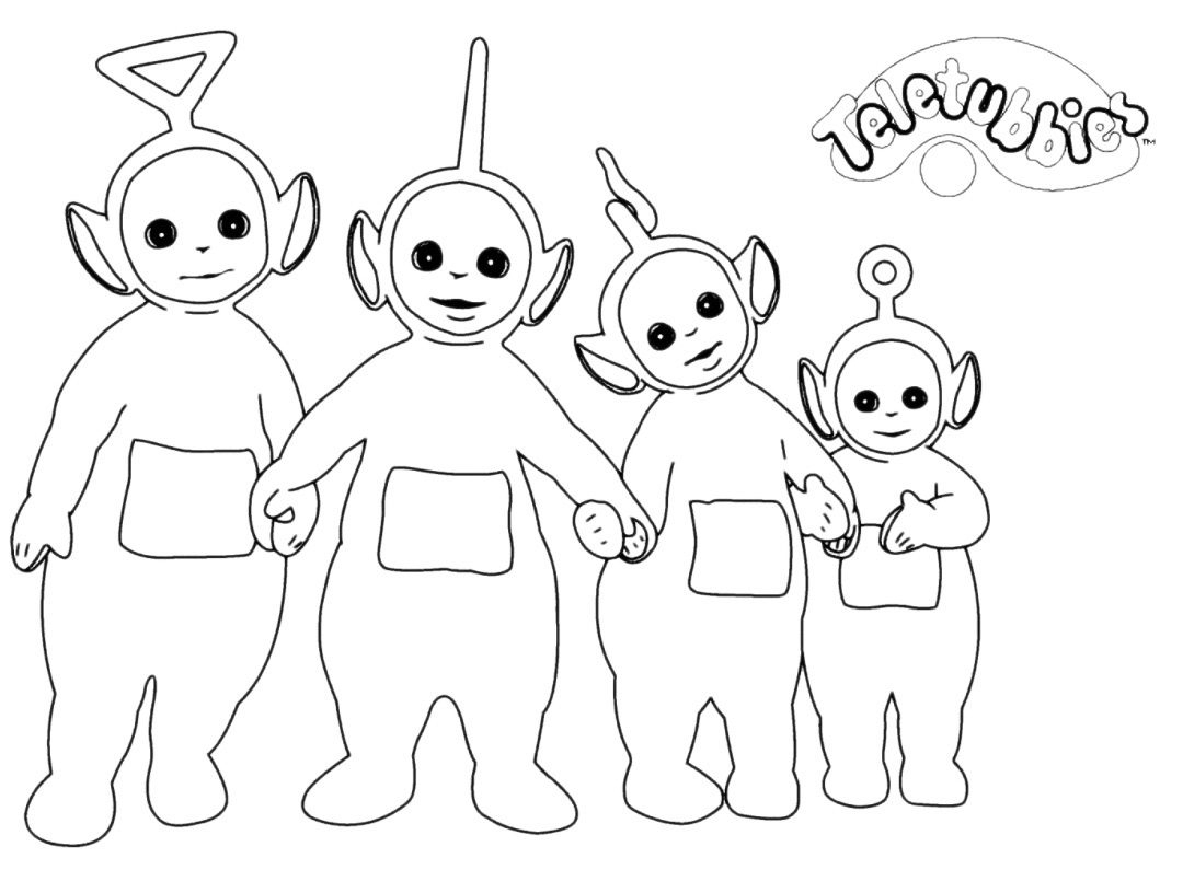 1080x816 Teletubbies Coloring Pages Collection Coloring For Kids
