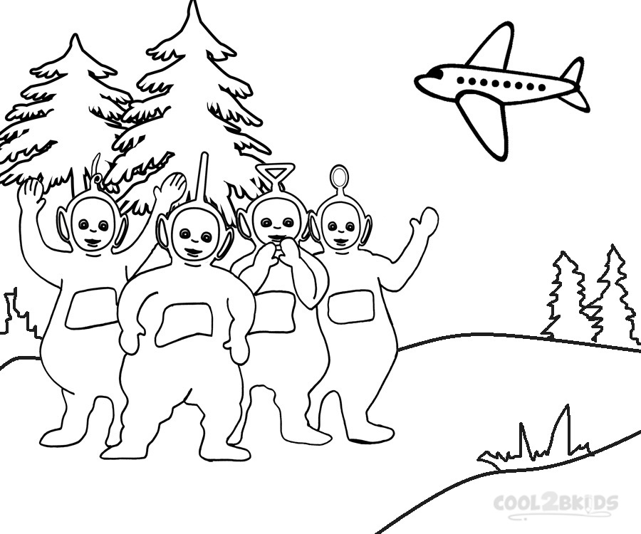 900x750 Printable Teletubbies Coloring Pages For Kids