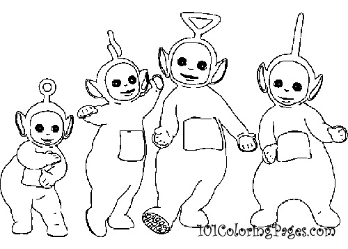 500x357 Teletubbies Coloring Pages