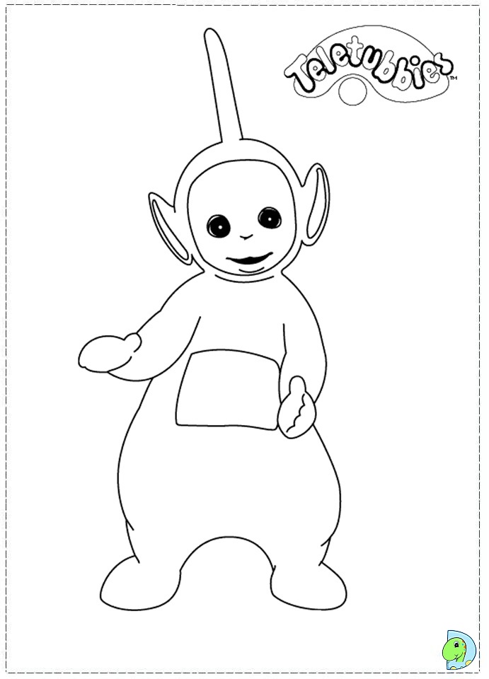 691x960 Teletubbies Dipsy Coloring Pages