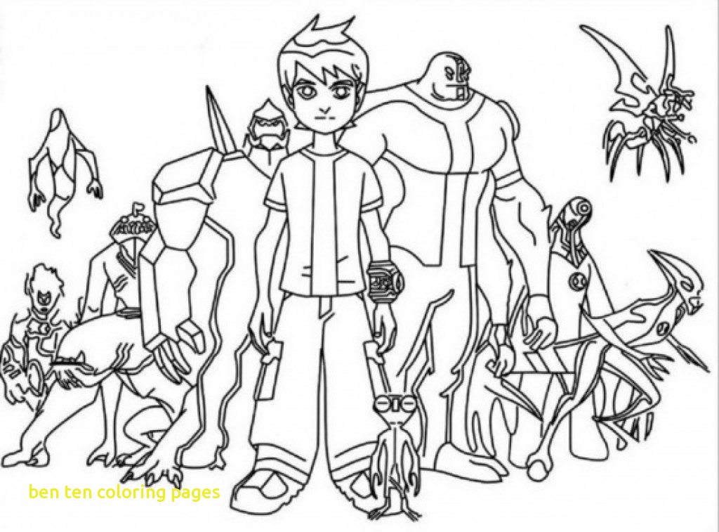 1024x757 Ben Ten Coloring Pages With Ben Coloring Pages Printable