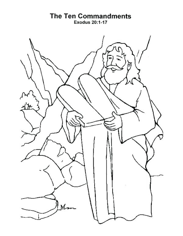 Ten Commandments Coloring Pages at GetDrawings | Free download