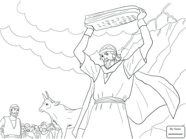 640x480 Ten Commandments Coloring Commandments Coloring Pages