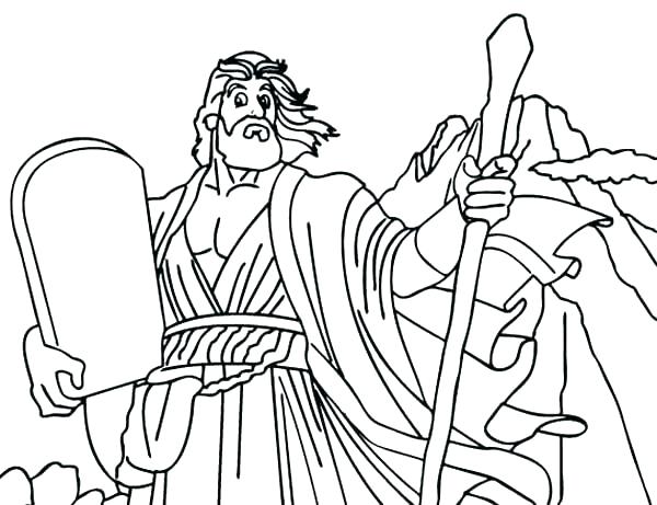 600x461 Ten Commandments Coloring Page Classy Ten Commandments Coloring