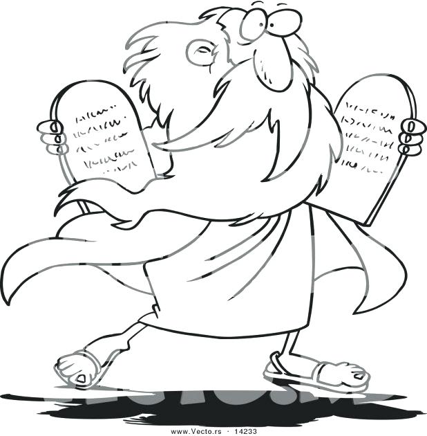618x630 Ten Commandments Coloring Page Ten Commandments Commandments