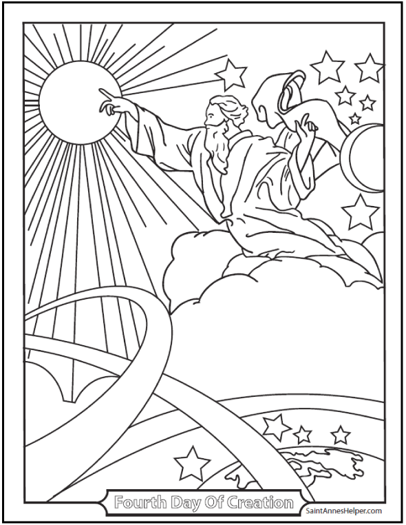 590x762 Ten Commandments Coloring Pages