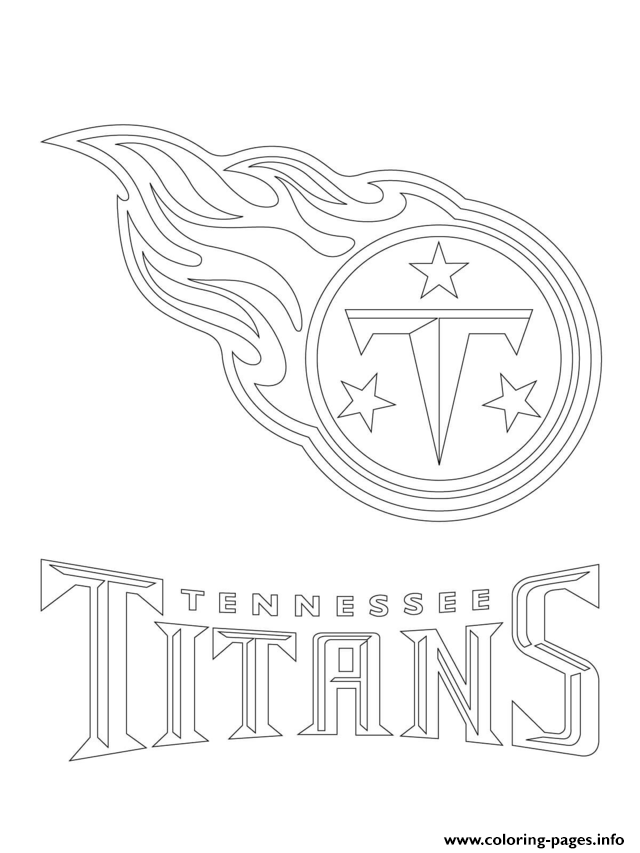 640x853 Tennessee Titans Logo Football Sport Coloring Pages Printable