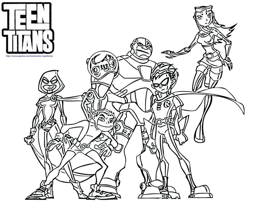 940x726 Titans Coloring Pages Teen Titans Color Pages Teen Titans Go Color