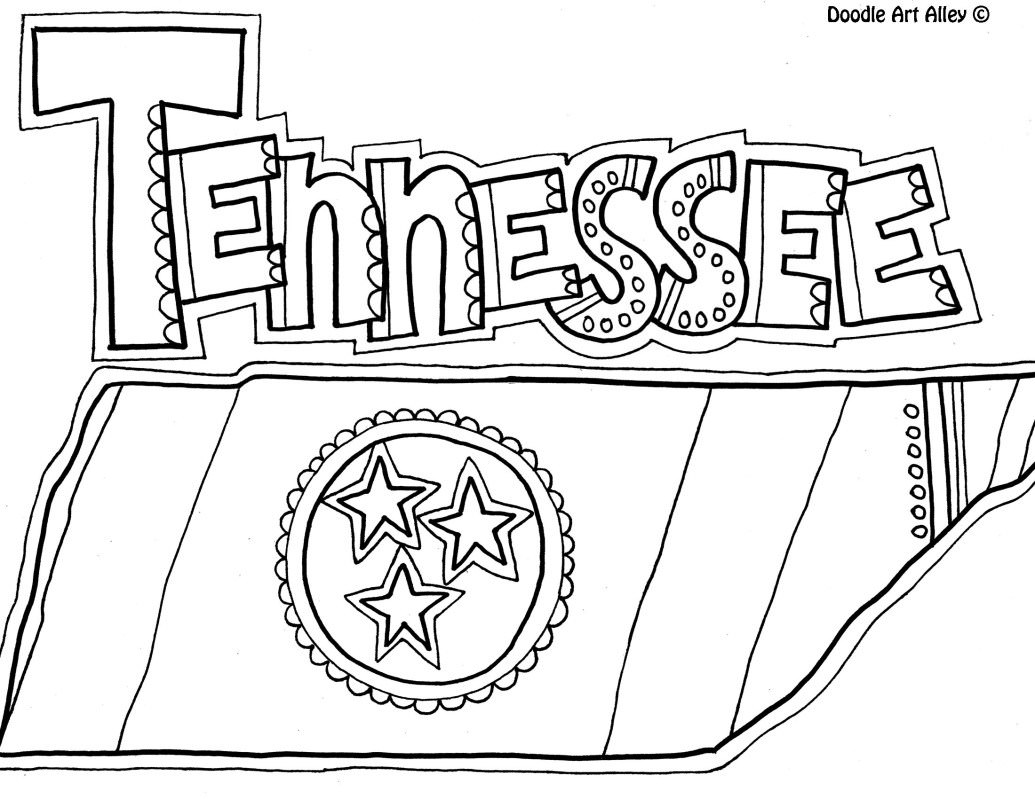 1035x799 Tennessee Vols Logo Coloring Pages
