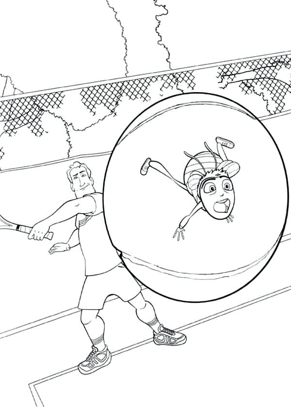 600x840 Tennis Coloring Pages Free Printable Tennis Coloring Pages