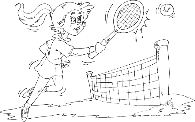 637x400 Tennis Coloring Pages