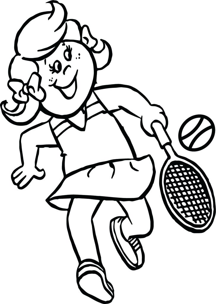 728x1021 Tennis Coloring Pages Playing Tennis Coloring Pages Tennis Shoes