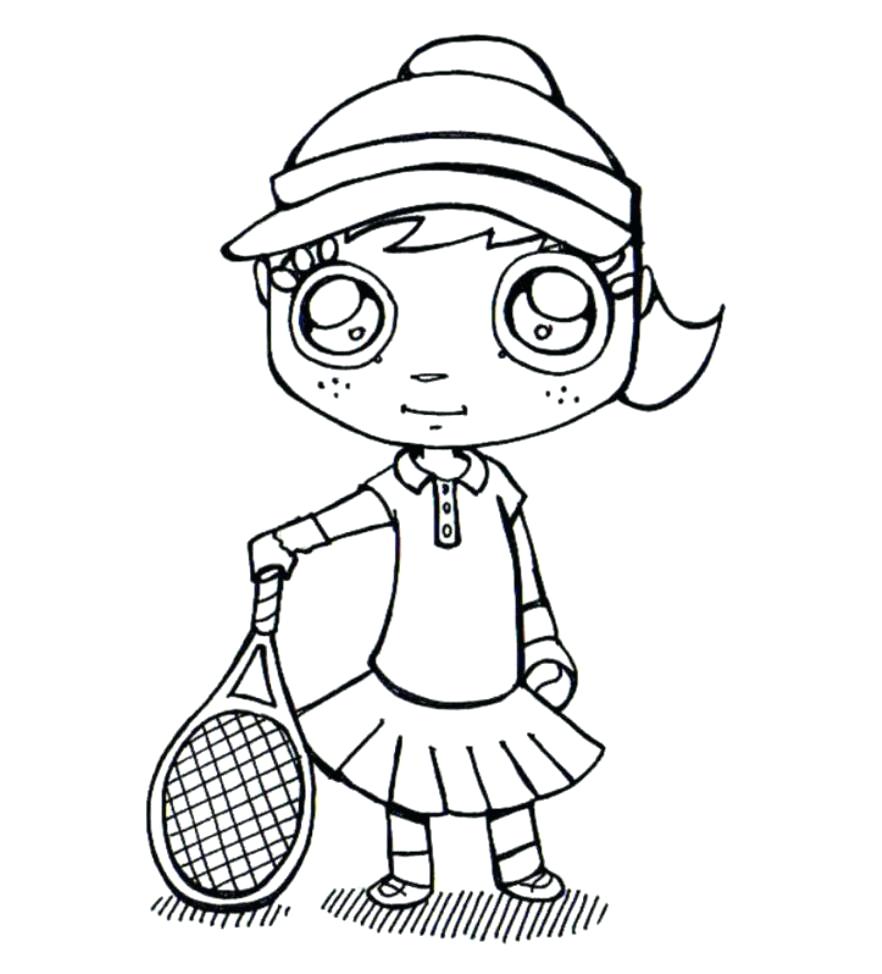 882x974 Coloring Page Tennis Coloring Pages Girl Court Tennis Coloring