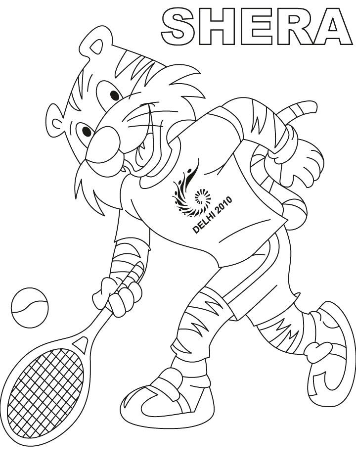 720x954 Tennis Coloring Pages Coloring Page Of Girl Playing Tennis