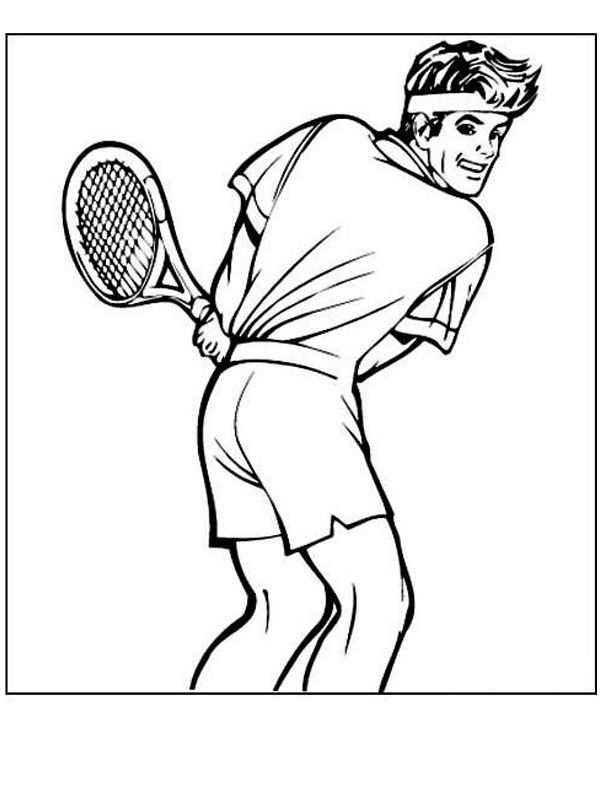 600x800 Coloring Pages Of Tennis Player Img
