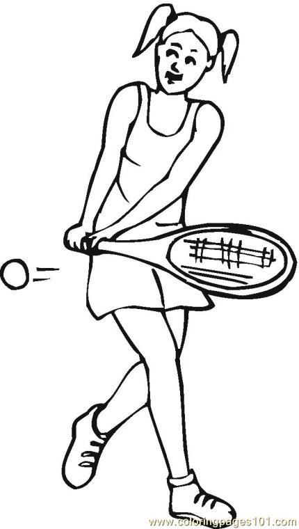 430x760 Tennis Coloring Pages Com Coloring Page