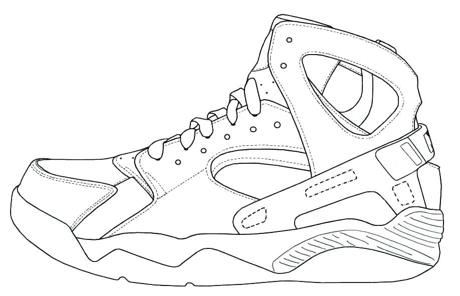 918x591 Exciting Jordan Shoe Coloring Pages
