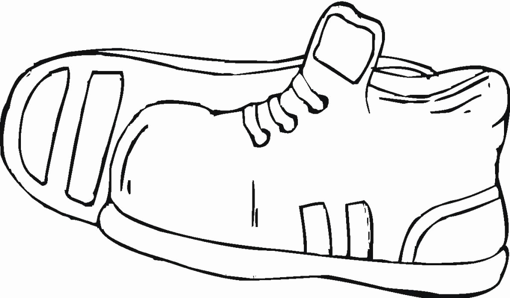 1024x600 Shoe Coloring Page Images Jordan Coloring Page Omnitutor