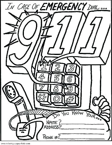 370x480 Emergency Coloring Pages