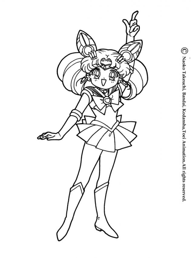 631x850 Sailor Chibi Moon Coloring Pages