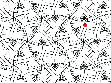 440x330 Tessellations Coloring Pages Tessellation Coloring Pages