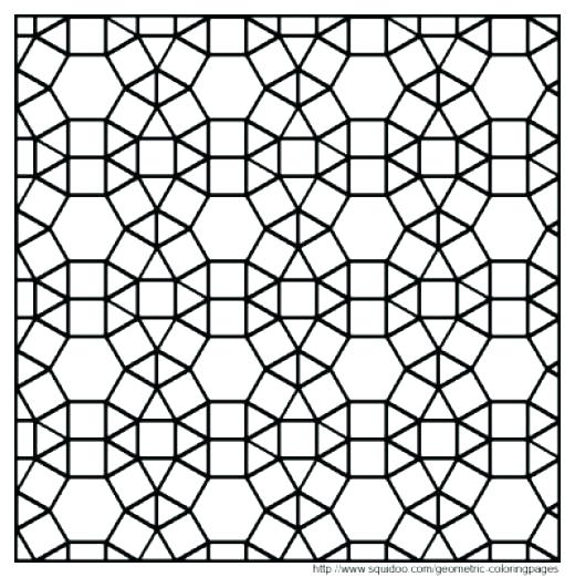 520x521 Tessellations Coloring Pages Tessellation Coloring Pages Great
