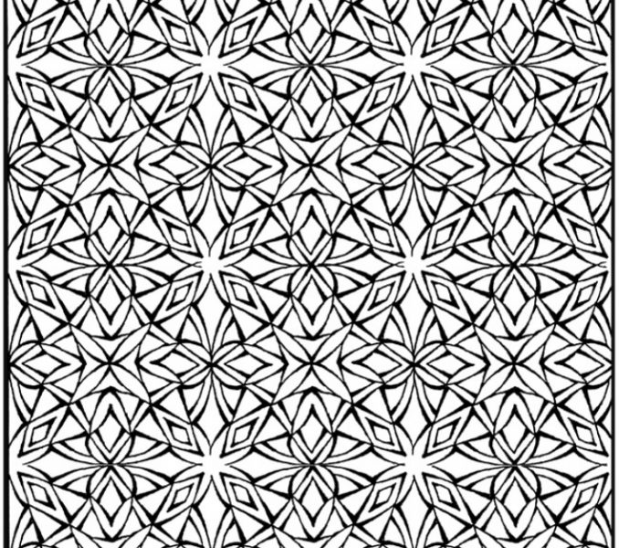 678x600 Tessellation Coloring Pages Characters Coloring Pages Coloring