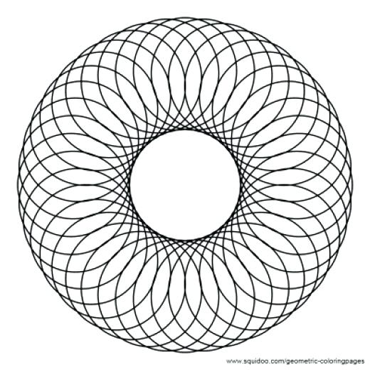 520x520 Tessellations Coloring Pages Tessellation Coloring Page Fan