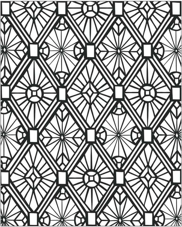 771x960 Tessellation Coloring Pages