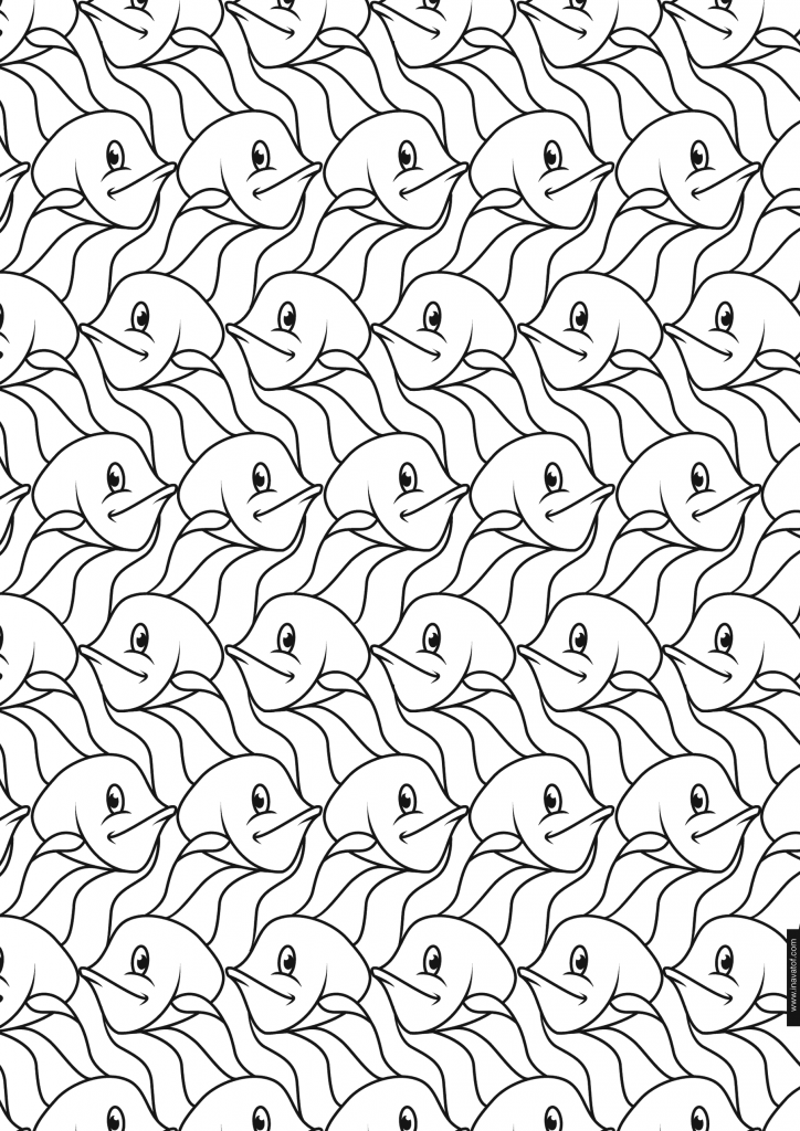 724x1024 Sensationalion Coloring Pages For Kids Arts Cultureions Bird Fish