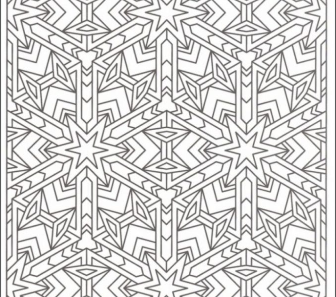 678x600 Tessellation Coloring Pages Characters Coloring Pages Coloring