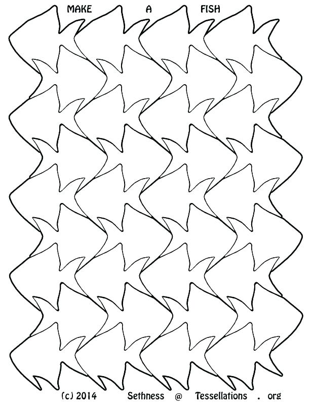 618x800 Tessellations Coloring Pages This Is Tessellations Coloring Pages