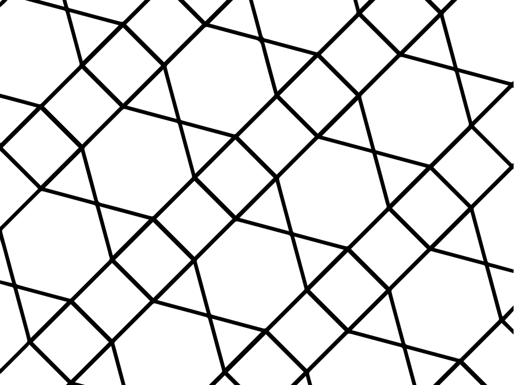 1024x768 Coloring For Kids Arts Culture Geometric Tessellation With Hexagon