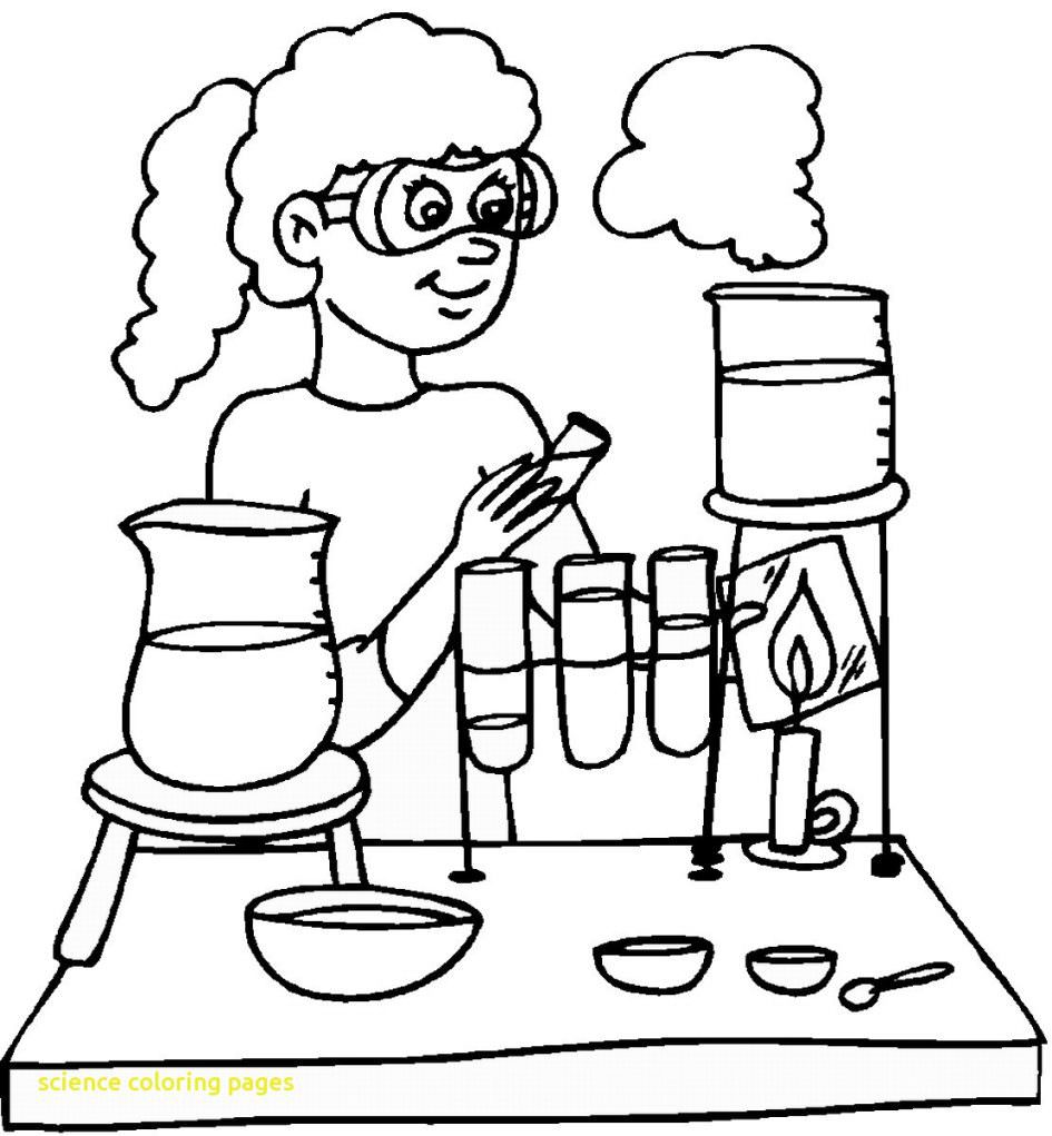 945x1021 Science Safety Coloring Page