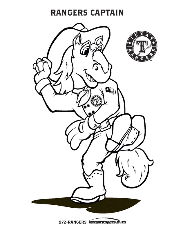 600x800 Baseball Coloring Pages Texas Rangers Baseball Coloring Pages