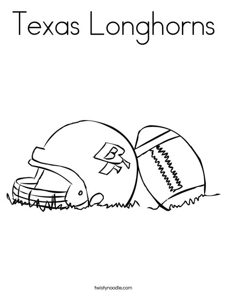 468x605 Texas Longhorns Coloring Page