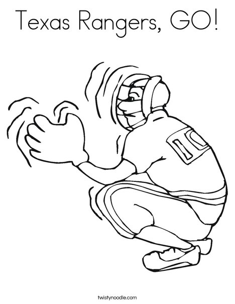468x605 Texas Rangers, Go Coloring Page