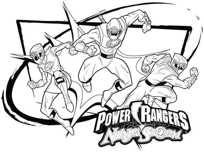 805x600 Power Rangers Coloring Page Pages Colors